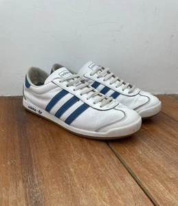 Scarpe da ginnastica Adidas The Sneeker Originals da uomo taglia UK 6 bianche blu scarpe da terrazza - Foto 1 di 10