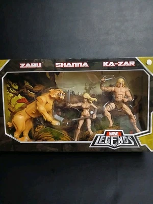 Marvel Legends Xmen Sdcc Zabu Kazar Shanna Paquete de 3 Foto 1 de 3