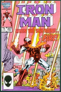 Iron Man 207 VF/NM 9.0 Marvel 1986 - Picture 1 of 3