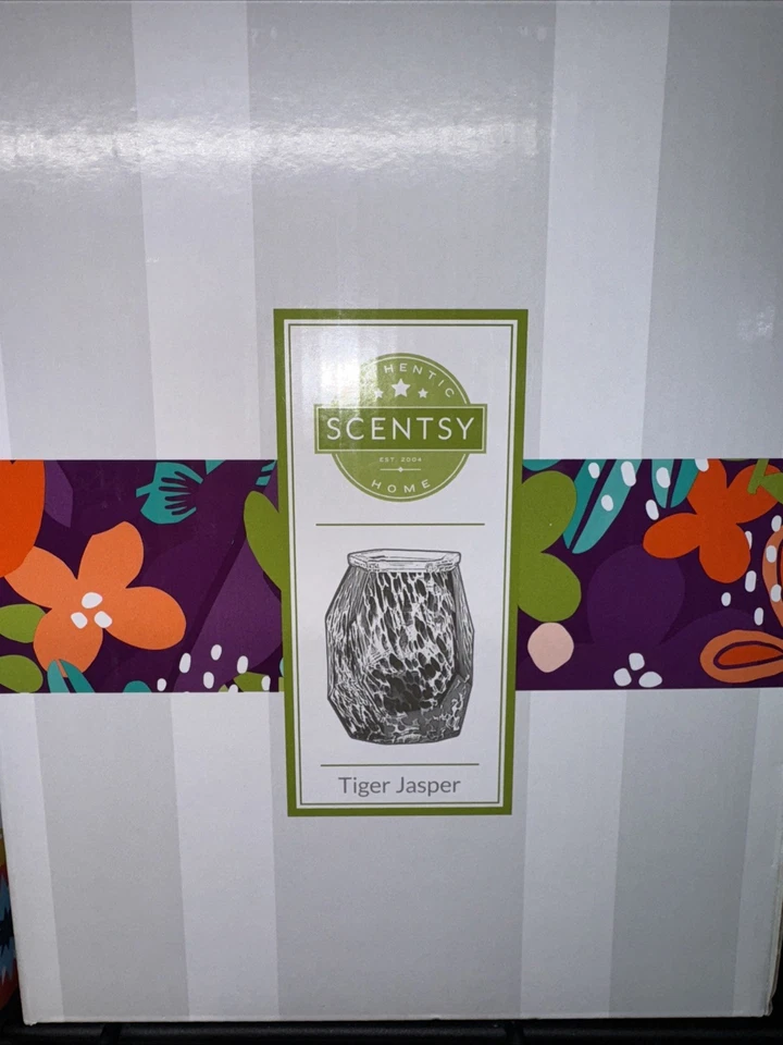 Auténtico calentador Scentsy Tiger Jaspe tamaño completo Foto 1 de 1