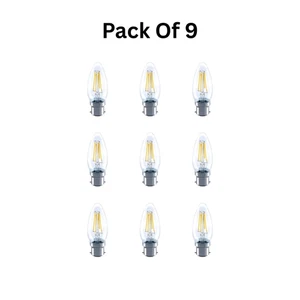 Integral LED ILCANDB22NC035 4W B22 Bulb 2700K Warm | Filament | Pack Of 9 - Picture 1 of 1