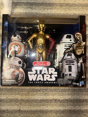 Star Wars Force Awakens Paquete de 3 Droides Set C-3PO BB-8 R0-4LO Objetivo Exclusivo Foto 1 de 2