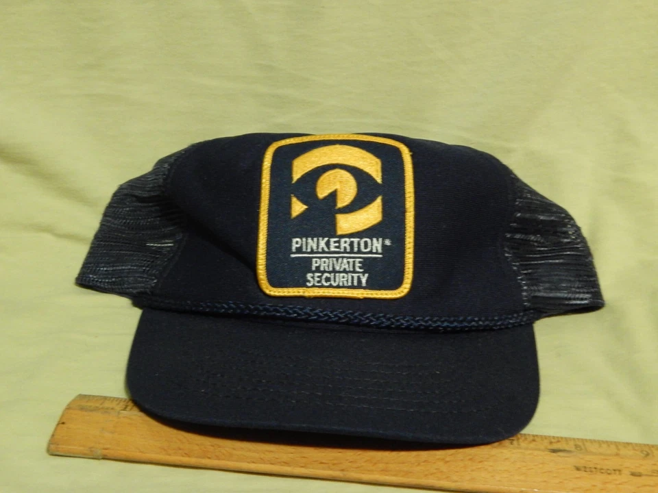 Pinkerton Private Security ~ Adjustable Snapback Employee HAT ~ CAP (FREE SHIP.) - Image 1 of 4