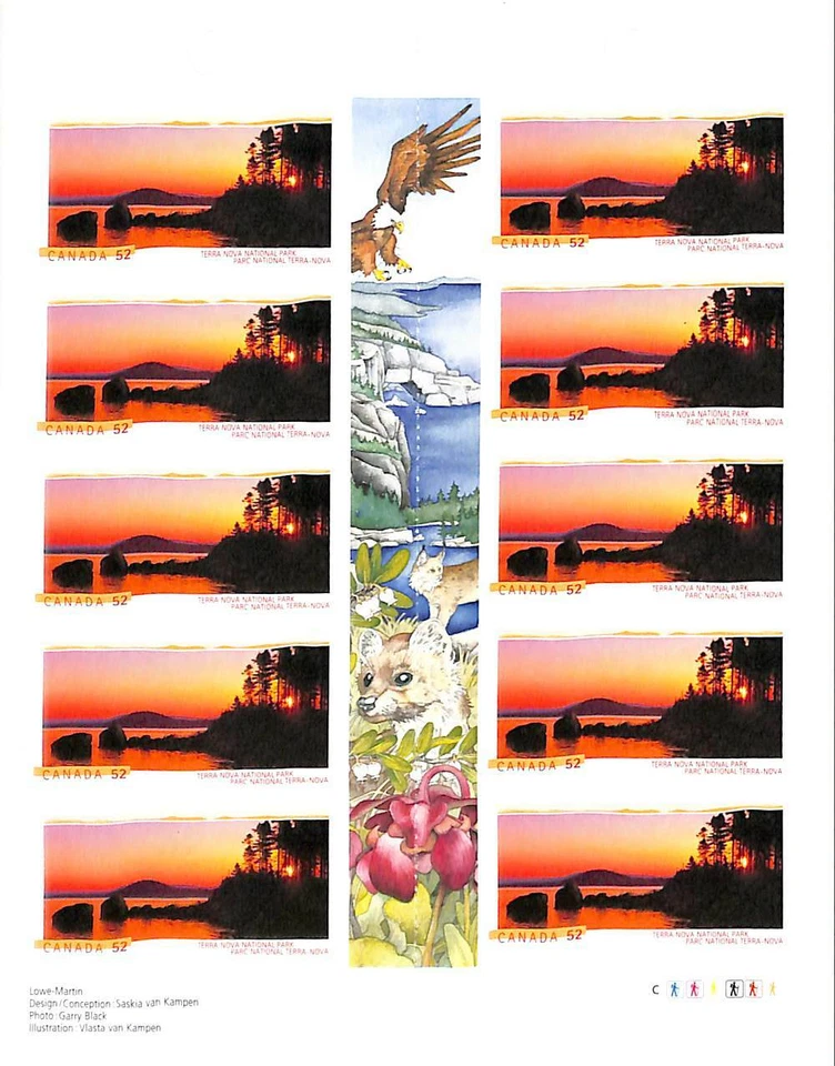 Canadá - Folleto #BK355 - 2007 - Parques Nacionales - Scott 2223 Foto 1 de 1