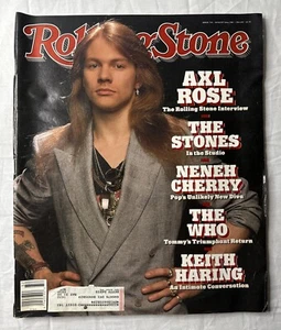Rolling Stone Magazine August 10, 1989 Issue 558 AXL ROSE Guns N Roses VTG - Picture 1 of 14