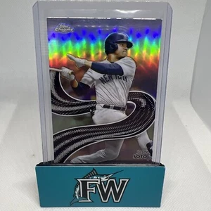 2024 Topps Chrome Strokes Refractor Juan Soto #S‑14 Yankees Insert - Picture 1 of 2