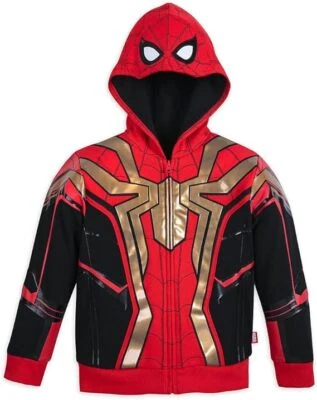Marvel Spider-Man: No Way Home Sudadera con Capucha con Cremallera para Niños, Talla 2 Multicolor Foto 1 de 4