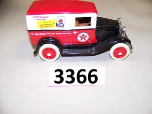 FORD MODEL A DELIVERY VAN BANK, TEXACO PETROLEUM (ITEM #3366) - Picture 1 of 7