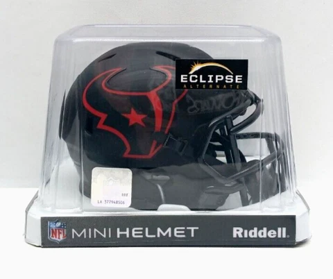 Houston Texans Eclipse Alternate Riddell Speed Mini Helmet New in box Cover