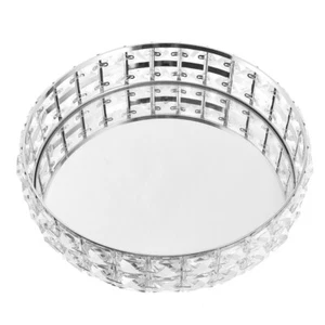Runde Obst-fach Runde Dessert Tray Lebensmittel Tablett Spiegel Gebäck Platte - Bild 1 von 12