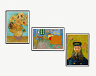 Van Gogh Set of 3 Art Painting Living Room Print Poster Picture Portrait Gift UK