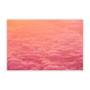 Pink Clouds Wall Art Poster Print Sunset & Sunrise - Picture 1 of 4