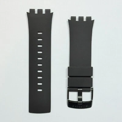 Bracelet Montre Silicone Original Swatch Touch Noir SURB100 - Photo 1/2