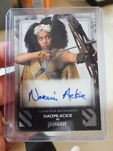 2020 TOPPS STAR WARS RISE OF SKYWALKER SERIES 2 NAOMI ACKIE AUTO CARD A-NA2 - Bild 1 von 10