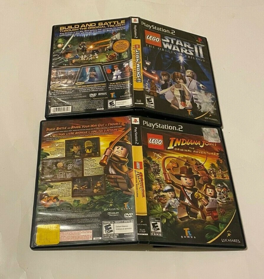 Lego Indiana Jones & Star Wars II PlayStation 2 PS2 FAST SHIPPING NTSC LUCASARTS - Изображение 1 из 1