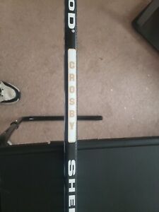 NHL Signed Game Used Hockey Stick Sidney Crosby ROOKIE-MINOR LEAGUE 