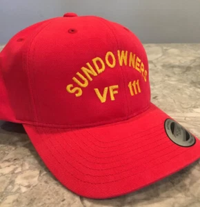 VF-111 Sundowners Squadron Hut D1 - rot - Bild 1 von 2