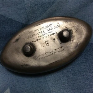 Flat SAD Iron ● UNIVERSAL ● THERMO-CELL ● LANDERS FRARY CLARK ● 2 ● PAT 1911 - Picture 1 of 7