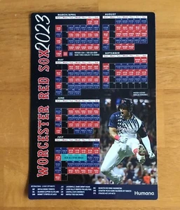 Worcester Red Sox MiLB Polar Park SGA 2023 Magnet Schedule Ronaldo Hernandez - Picture 1 of 3