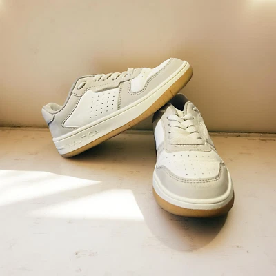 GUC Nautica Youth Boys Girls Unisex Sneakers Lace Up Casual White Gray Size 11 - Image 1 of 4