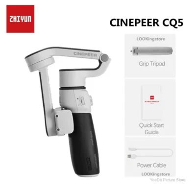 Zhiyun CINEPEER CQ5 Portable Gimbal Stabilizer Smartphone iPhone Selfie Stick - Image 1 of 4