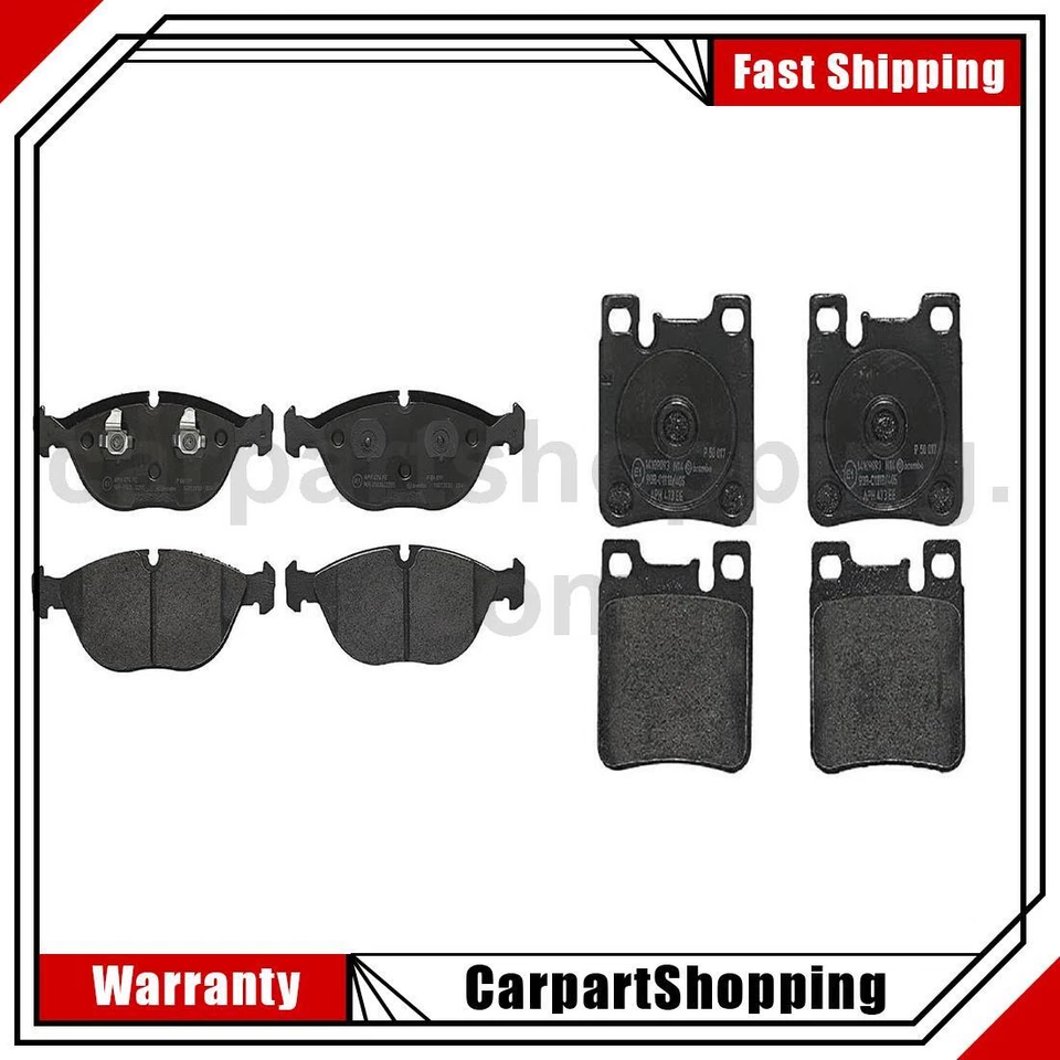 Juego de 2 pastillas de freno delanteras traseras para Mercedes-Benz E430 2001 Mercedes-Benz E430 2000 Foto 1 de 1