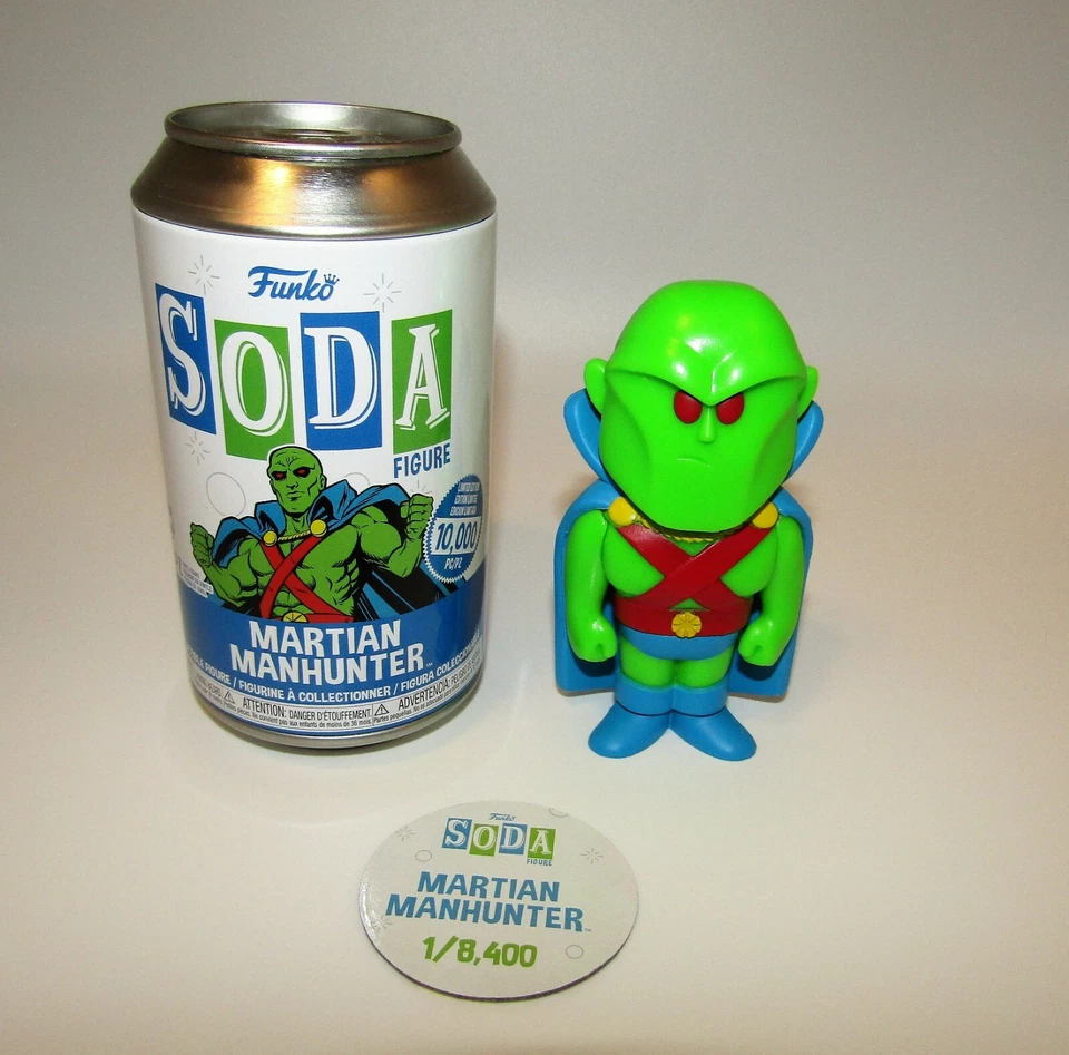 FIGURA DE VINILO FUNKO SODA DC LIGA DE LA JUSTICIA MARTIAN MANHUNTER #1/8400 Foto 1 de 1