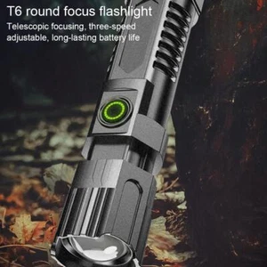 Antorcha táctica LED de alta potencia ultra brillante 100000 lm recargable DE G9R8 N6L1 - Imagen 1 de 12