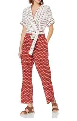 Derhy Women's Gaufrette Silk Jumpsuit Small BNWT RRP £97.00. - Image 1 of 4