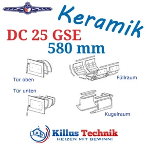 ATMOS Keramik für DC25GSE Brennraum, Kugelraum, Dichtung, Düse, Tür - 58 cm Holz - Bild 1 von 17