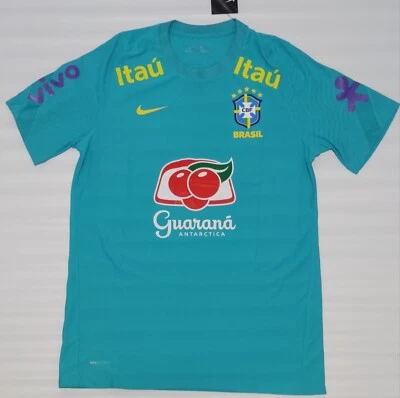 Camiseta Nike Brasil Training Jersey 2021/22 Azul Vaporknit - Imagem 1 de 3