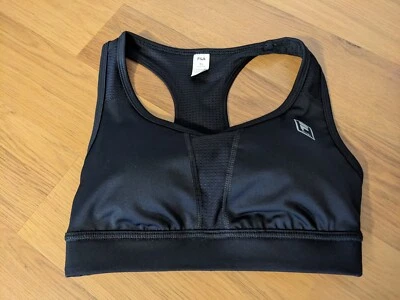 Fila Medium Impact Racerback Sports Bra, Black, XSmall, NWOT - Image 1 of 2