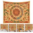  Sun Moon Tapestry Floral Decor Sunflower Home Bohemian Household