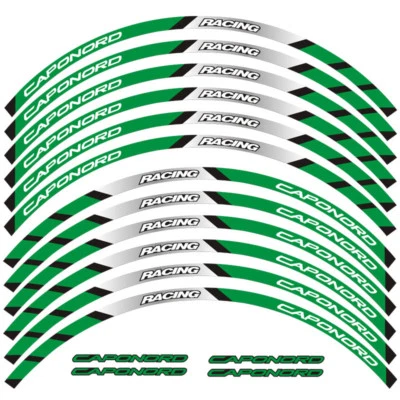 LLANTA MOTO "17 LOGO RUEDA CALCOMANÍAS CINTA ADHESIVA PARA APRILIA CAPONORD 1200 Foto 1 de 4