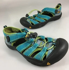 Sandalias deportivas impermeables Keen Youth 3 US 2UK 35EU 20CM azul verde - Imagen 1 de 5