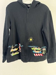 Onque Casuals Set Giacca e Pantaloni Natale Babbo Natale Renne in Spiaggia Medium - Foto 1 di 10