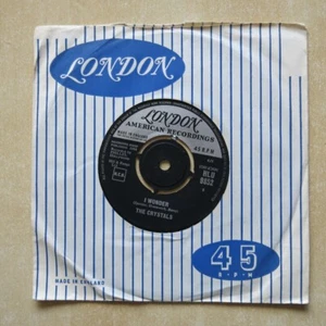 THE CRYSTALS I Wonder / Little Boy UK 7" London HLU 9852 1964 Ex - Picture 1 of 2