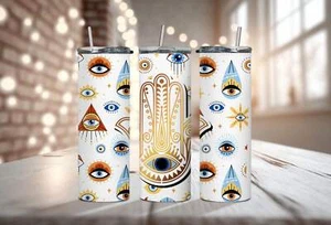 20 oz. Evil Eye Edelstahl Becher - Bild 1 von 3