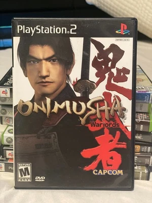 PS2 Onimusha Game Warlords Greatest Hits Playstation 2 Complete Manual Case 2001 - Image 1 of 2