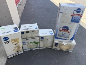 Vintage Lot Pillsbury Poppin Kitchen Tool Holder Planter Jar Sugar Bowl Towel H - Picture 1 of 5