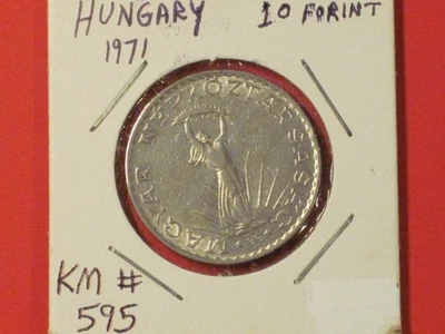1971    10 Forint coin - Hungary  KM# 595 - Image 1 of 4