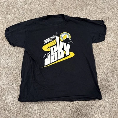 Chicago Sky WNBA Basketball Black T-Shirt  Size Unknown Most Likely Large - Image 1 of 4