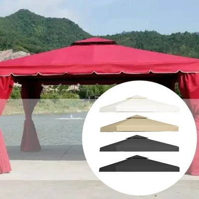 300D160gsm Waterproof Polyester Canopy for 3x3m Gazebo Replacement Cover - image 1 of 4