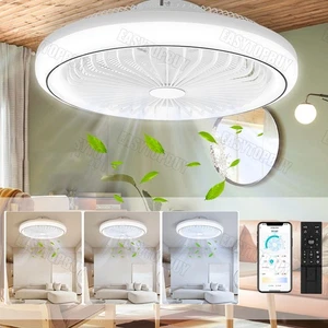 80W LED Deckenventilator Ventilator Deckenlampe Beleuchtung mit Fernbedienung DE - Bild 1 von 10
