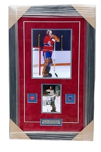 Foto autografiada de Ken Dryden 17x27 marco personalizado de lujo Salón de la Fama Salón de la Fama Certificado de autenticidad JSA - Imagen 1 de 8