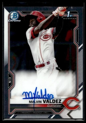 2021 Bowman Chrome #CPA-MV Malvin Valdez Prospect Autographs - Auto - Image 1 of 2