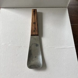 Wooden Handle Stainless Steel Ice Cream Spade Scoop People’s Savings 9.5” - Picture 1 of 4
