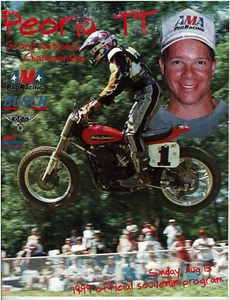 1999 Peoria IL Motorcycle 51st Annual National TT Bike Racing Program AMA Pro - Picture 1 of 2