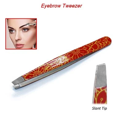 Pinzas Profesionales Cejas Faciales Nariz Depilación Pinzas para Hombres y Mujeres Foto 1 de 3