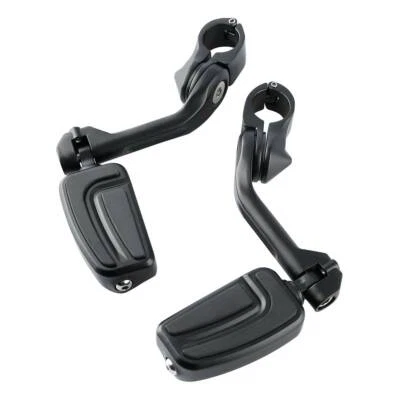 Estriberas de montaje de protector de motor en ángulo largo de 1,25"" aptas para Harley Sportster XL 883 Foto 1 de 4